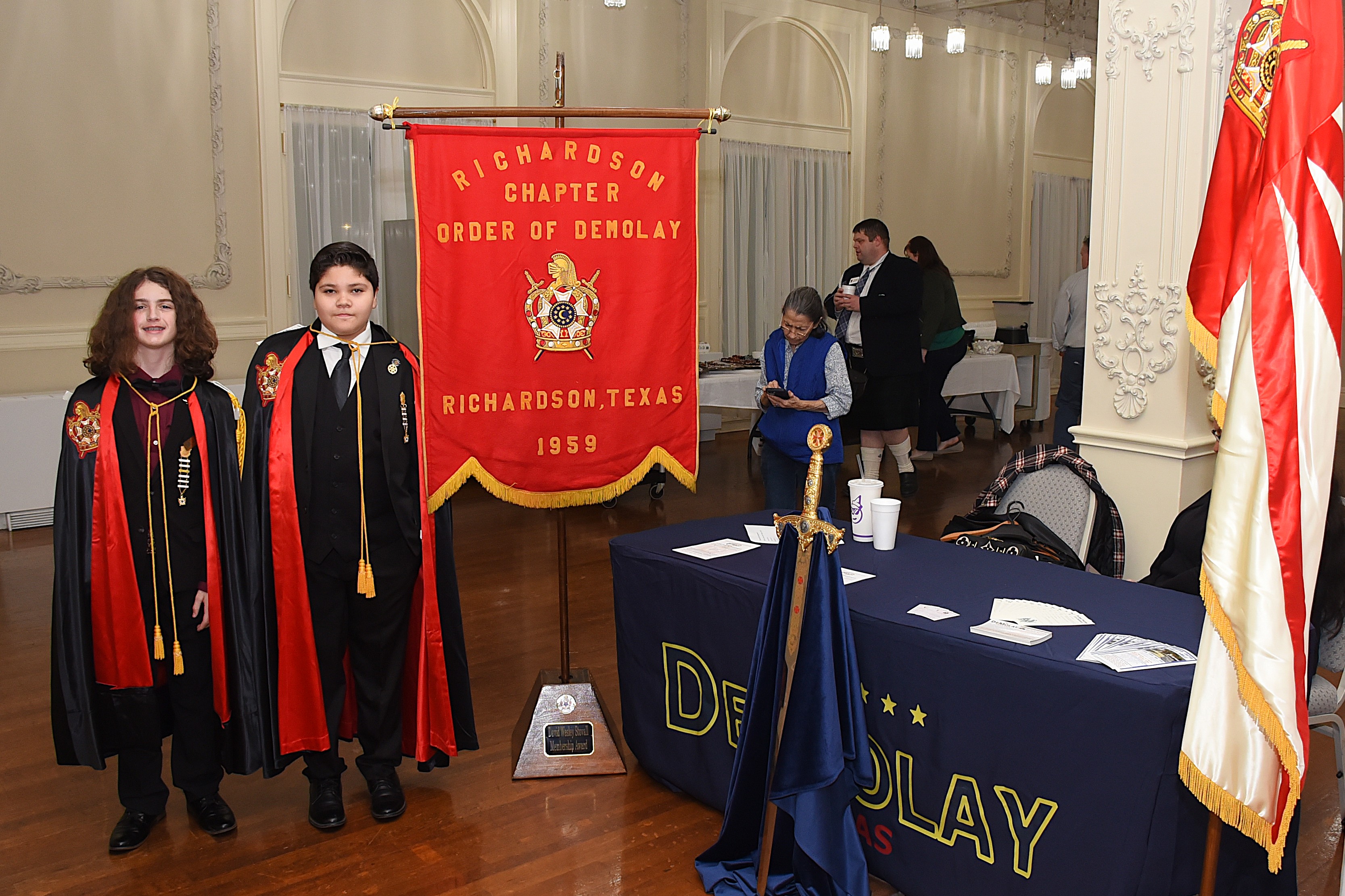 DeMolay booth at Harmony & Light 2025