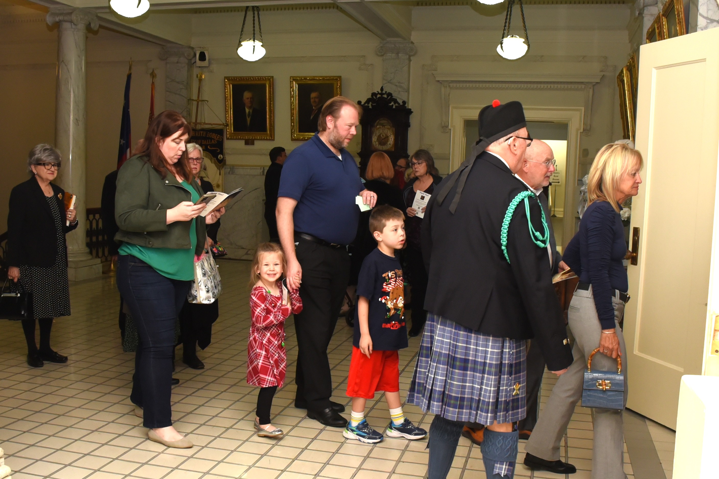 Guests entering the theater for Harmony & Light 2025