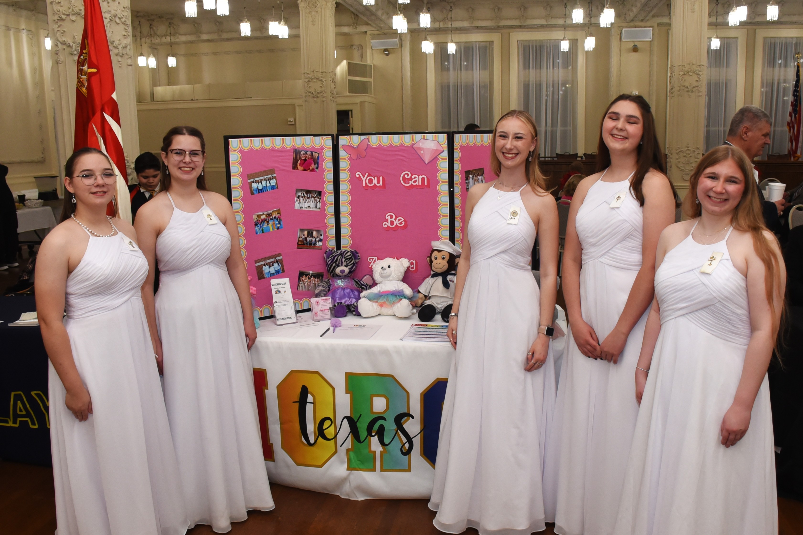 Rainbow Girls booth at Harmony & Light 2025
